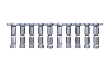 metal fence texture background for exterior.