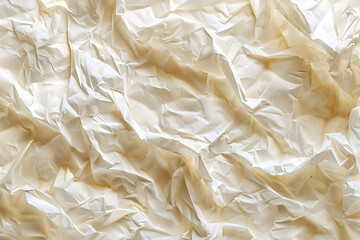 Obraz premium Light brown torn paper texture. Old vintage antique damaged page background. AI generated