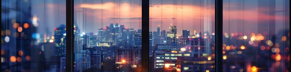  Blurred Modern Office Building with Sunlight Reflections: Futuristic Urban Landscape Symbolizing Prosperity and Technological Advancement. Creative Pattern for Advertising and Marketing, Showcasing G