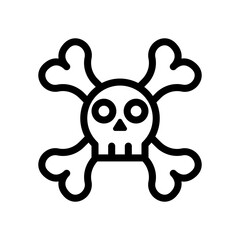 Skull icon vector illustration graphic design