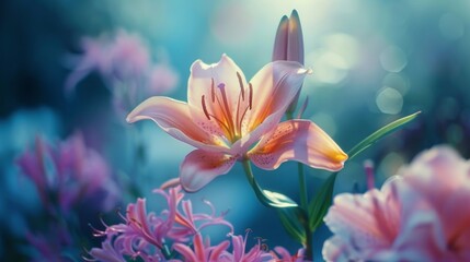 Fototapeta premium Lily Flower in Soft Light