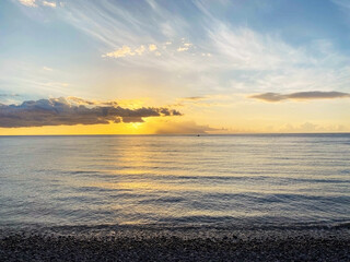 Sunset on the island of Tenerife