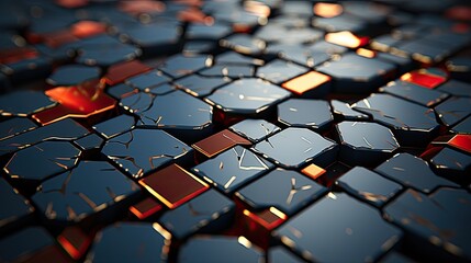 Obraz premium abstract background of colurful glasses 