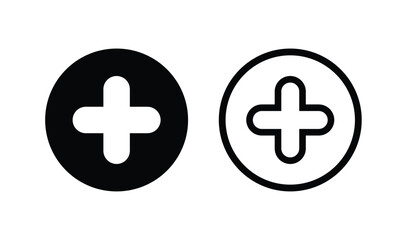 First aid symbol vector design plus icon