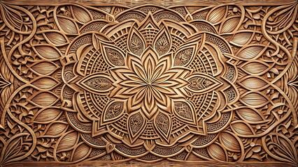 Abstract woodcut design with intricate patterns and details , abstract, woodcut, design, intricate, patterns, detailed, artistic