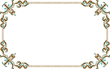 vector sketch, illustration, silhouette, design, frame, background, pattern, classic ornament, vintage, ethnic, abstract, traditional, floral