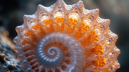 Abstract Spiral Shell