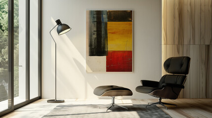 office interior with chair