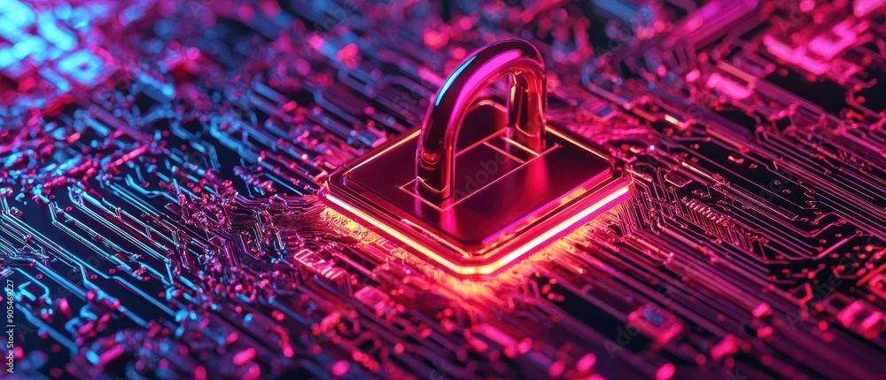 Poster protecting bi data security and integrity, safe analytics