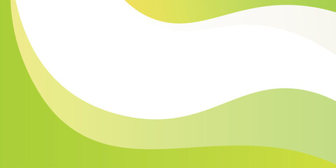 Gradient wavy style banner background. Vector.