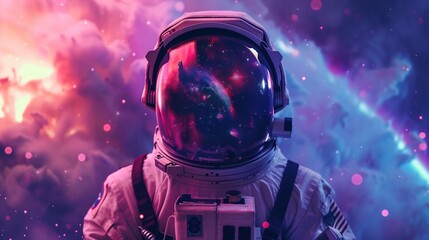 Front view astronaut potrait.