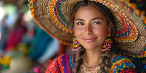 Women showcasing crafts at fair for National Craft Month, July, handmade goods, creative talent, colorful stalls