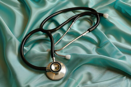 Stethoscope is placed on top , Doctor's day concept