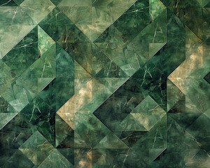 Green Marble Geometric - green, abstract, geometric, texture, pattern, background, mosaic, triangle, modern, art, dark, design, artistic, decorative, wallpaper, digital