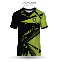 Jersey T-shirt design football