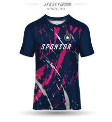 Jersey T-shirt design football