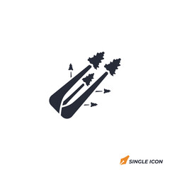 Celery icon vector illustration. Celery symbol isolated on white background