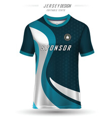 Jersey T-shirt design football
