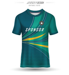 Jersey T-shirt design football