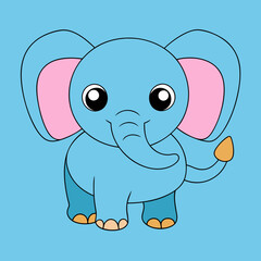 Obraz premium baby elephant