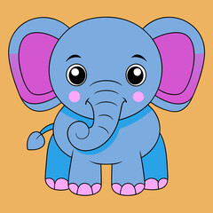 Obraz premium baby elephant