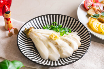 白ナスのおひたし