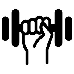 Dumbbell icon vector illustration graphic design