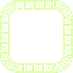 Decorative frames and borders. Square shape design.        