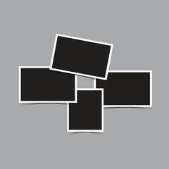 Set of photo frame to make your collages eye catching