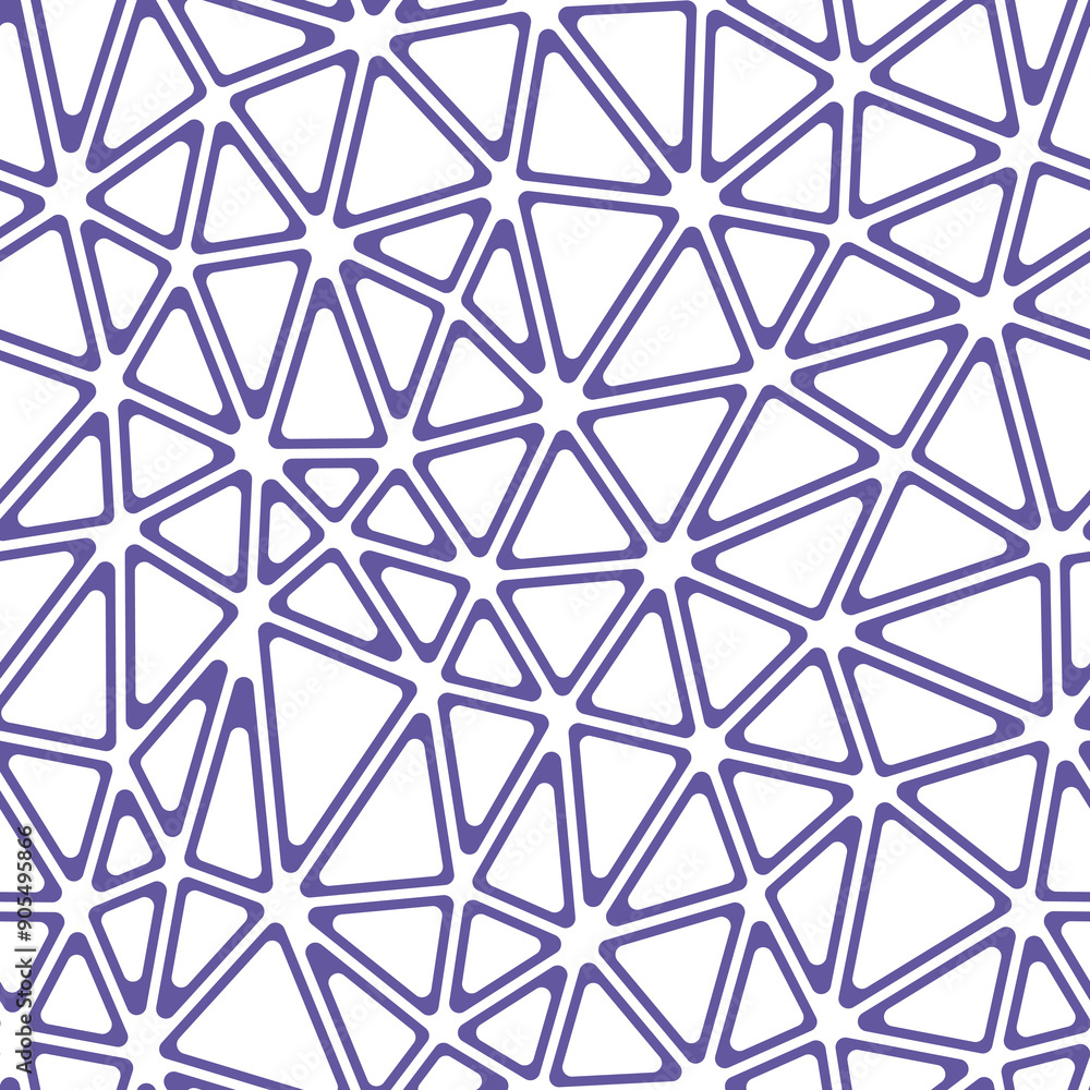 Poster minimalistic triangles background. medium triangles size. solid color style. rounded triangular cell