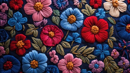 Embroidery patterns background