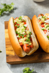 Spicy Homemade Mexican Hot Dogs