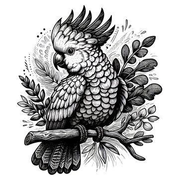 recommend clip art: cockatoo parrot 