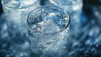 Fresh cold and tasty water