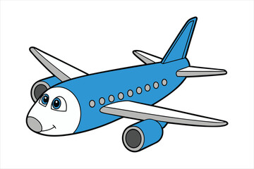 Boeing 787 Dreamliner  line art vector