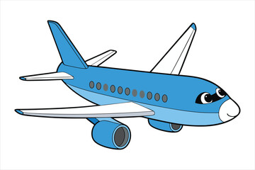 Boeing 787 Dreamliner  line art vector