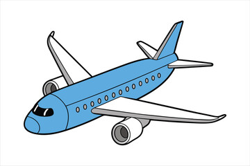Boeing 787 Dreamliner  line art vector