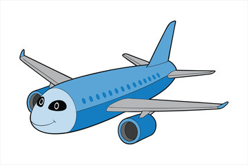 Boeing 787 Dreamliner  line art vector