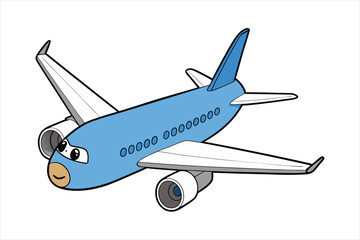 Boeing 787 Dreamliner  line art vector