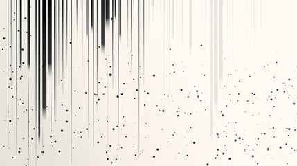 Obraz premium Minimalist abstract background with simple lines and dots forming a clean and elegant pattern. black and white background with dots