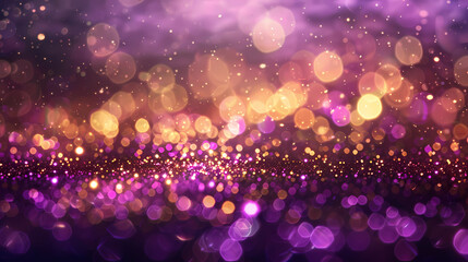 Abstract gold and purple texture, festive mood illustration