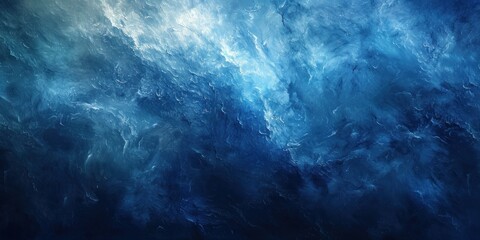 Fototapeta premium Abstract Blue and White Swirling Texture
