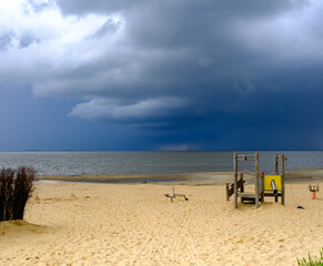 Spielplatz am Strand von Sahlenburg