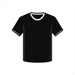 Create a black t shirt art vector