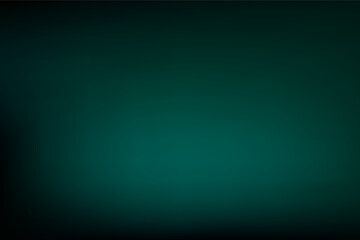 Dark Green Gradient Background With Space for Text