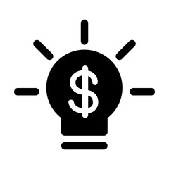 Investment idea icon vector illustration graphic design