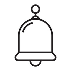 bell line icon.