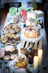 Wedding dessert table