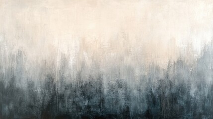 Abstract minimal oil painting with subtle textures and gradients in neutral tones, creating a serene and sophisticated visual effect.