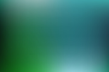 Obraz premium Dark Green and Blue Mesh Gradient Background With Space for Text